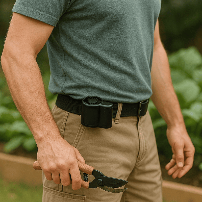 Breezio™ – Tragbarer Hüftventilator für Sommer, Job & Freizeit