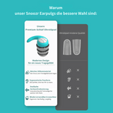 Snoozr – Hochwertige Ohrstöpsel für Schlaf, Reisen & Konzentration - Neviah