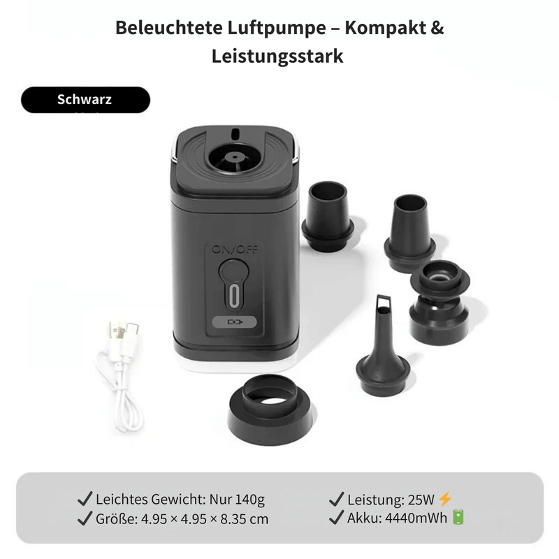 AirFlow Pro – Die tragbare Vakuum-Luftpumpe für alle Bedürfnisse! - Neviah